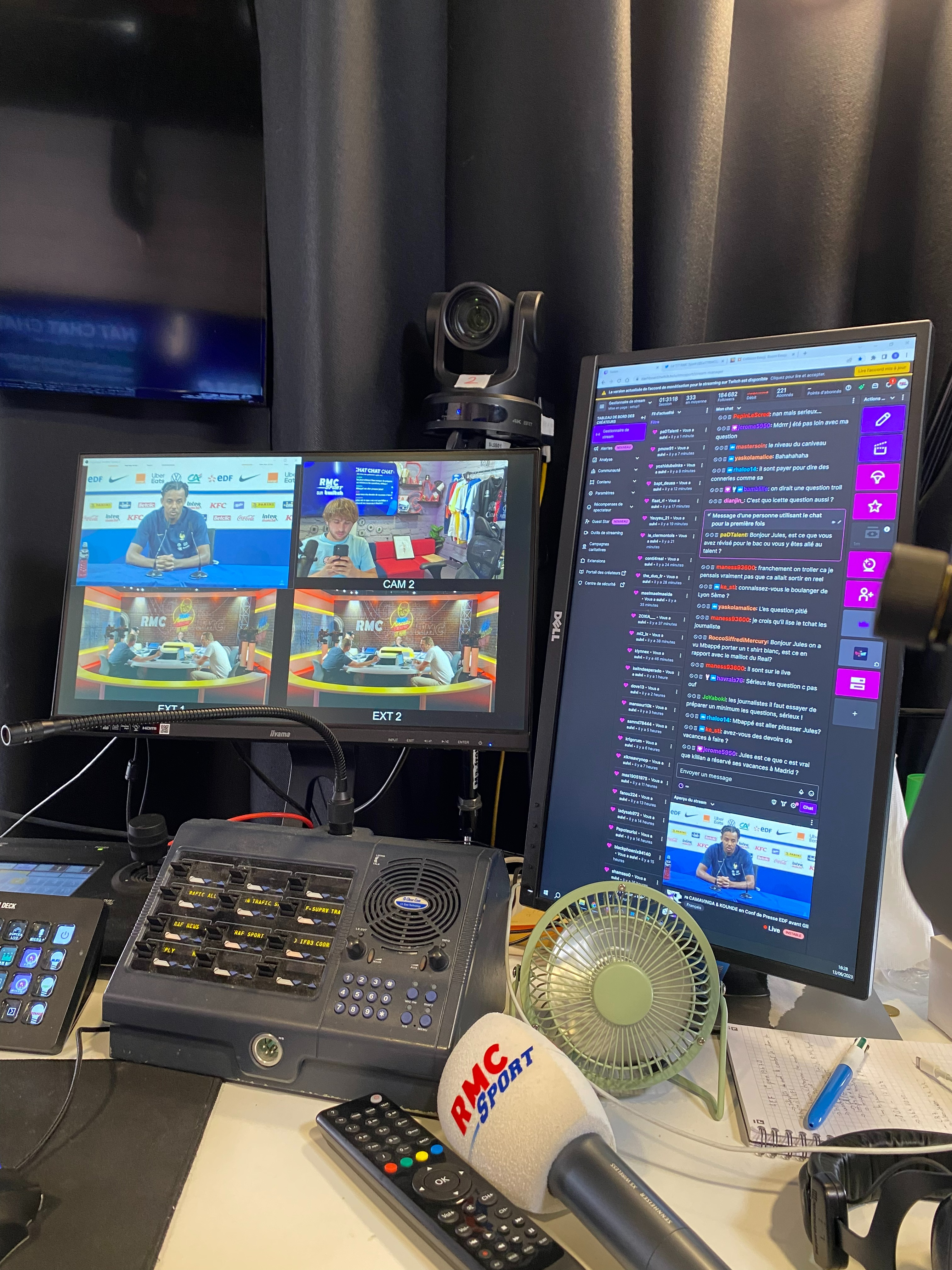 Salon twitch du live RMCSPORT STREAM